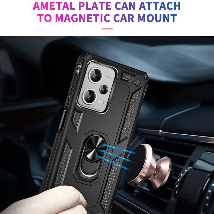 Custodia per telefono antiurto in TPU + PC con supporto, For Xiaomi Redmi Note 12 Pro+, For Xiaomi Redmi Note 12 Pro 5G, For Xiaomi Redmi Note 12 5G Global