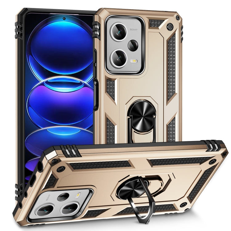 Custodia per telefono antiurto in TPU + PC con supporto, For Xiaomi Redmi Note 12 Pro+, For Xiaomi Redmi Note 12 Pro 5G, For Xiaomi Redmi Note 12 5G Global