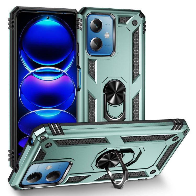 Custodia per telefono antiurto in TPU + PC con supporto, For Xiaomi Redmi Note 12 Pro+, For Xiaomi Redmi Note 12 Pro 5G, For Xiaomi Redmi Note 12 5G Global