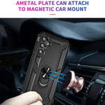 Custodia per telefono antiurto in TPU + PC con supporto, For Samsung Galaxy A34