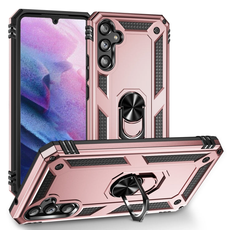 Custodia per telefono antiurto in TPU + PC con supporto, For Samsung Galaxy A34