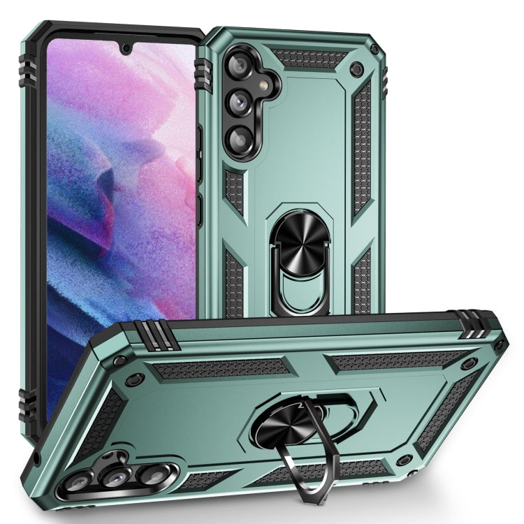 Custodia per telefono antiurto in TPU + PC con supporto, For Samsung Galaxy A34