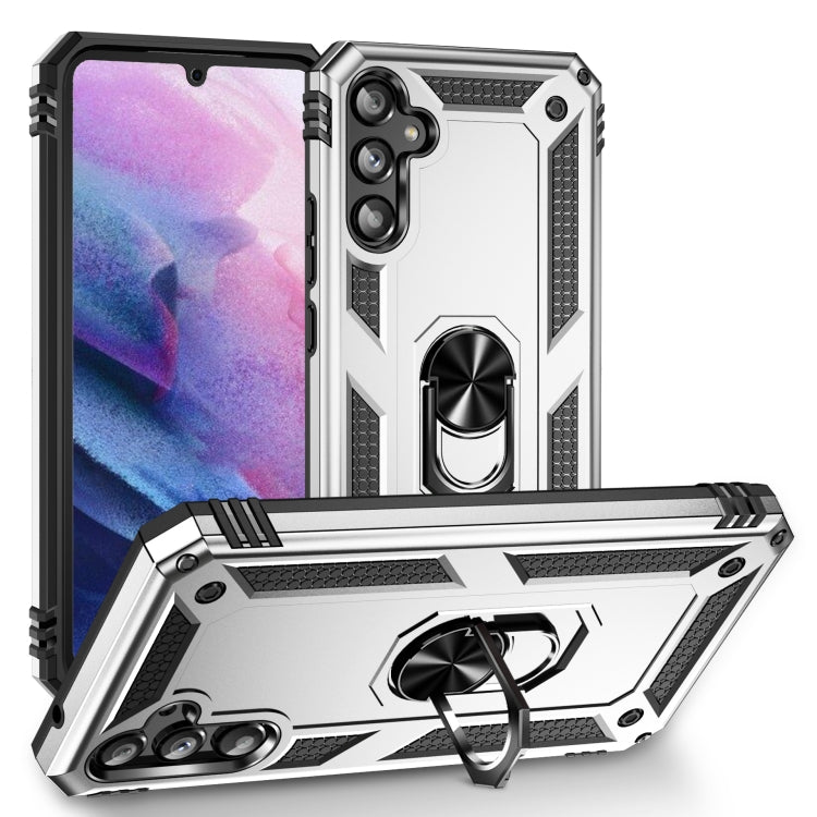Custodia per telefono antiurto in TPU + PC con supporto, For Samsung Galaxy A34