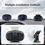 P2 3 pollici multifunzione HD OBD LCD strumento GPS misuratore di pendenza per auto HUD Head-up Display, P2