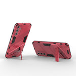 Punk Armor 2 in 1 PC + custodia per telefono antiurto in TPU con supporto invisibile, For Samsung Galaxy A24 5G / A24 4G
