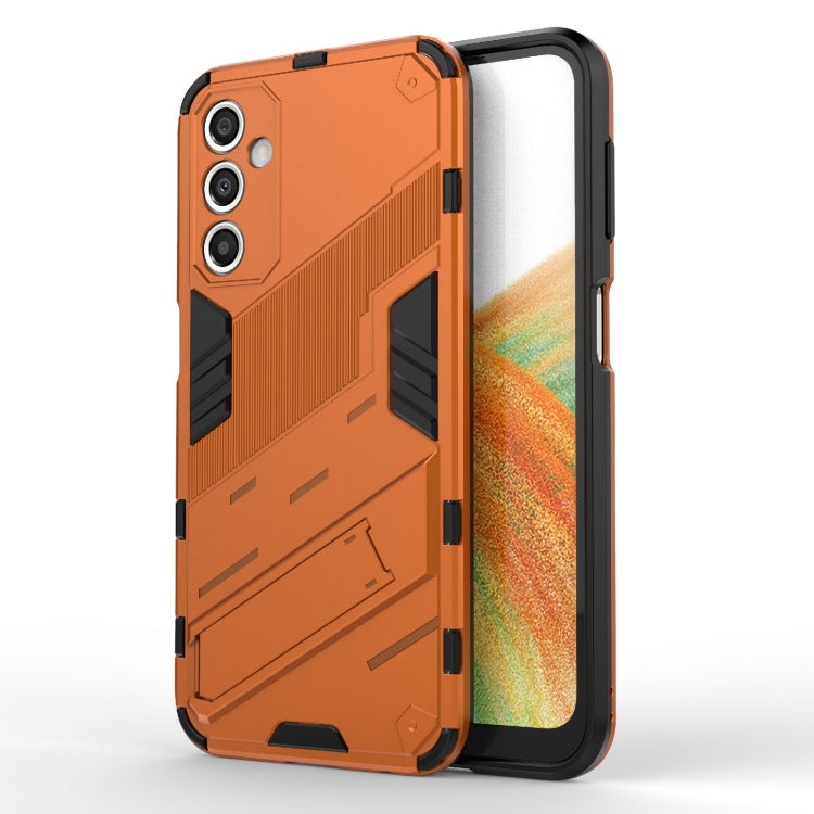 Punk Armor 2 in 1 PC + custodia per telefono antiurto in TPU con supporto invisibile, For Samsung Galaxy A24 5G / A24 4G
