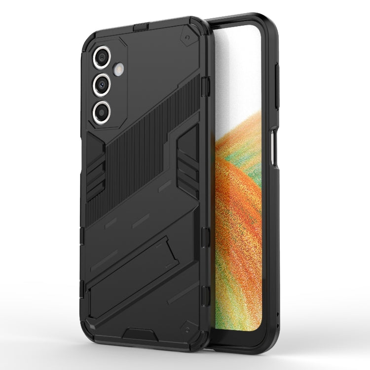 Punk Armor 2 in 1 PC + custodia per telefono antiurto in TPU con supporto invisibile, For Samsung Galaxy A24 5G / A24 4G