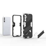 Punk Armor 2 in 1 PC + custodia per telefono antiurto in TPU con supporto invisibile, For Samsung Galaxy A24 5G / A24 4G