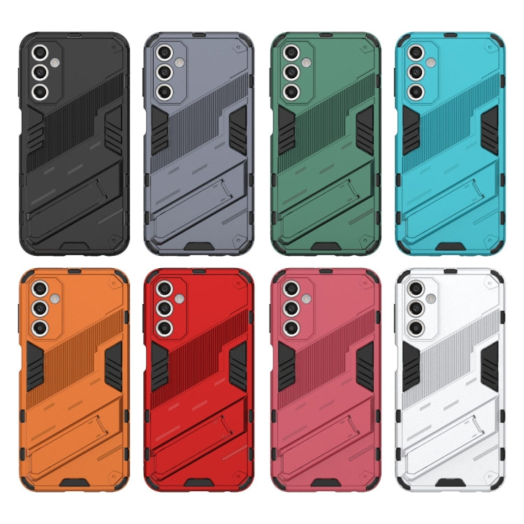 Punk Armor 2 in 1 PC + custodia per telefono antiurto in TPU con supporto invisibile, For Samsung Galaxy A24 5G / A24 4G