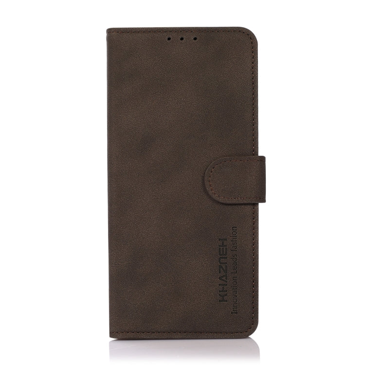 KHAZNEH Custodia per telefono in pelle con trama opaca, For Xiaomi 13 Lite / Civi 2