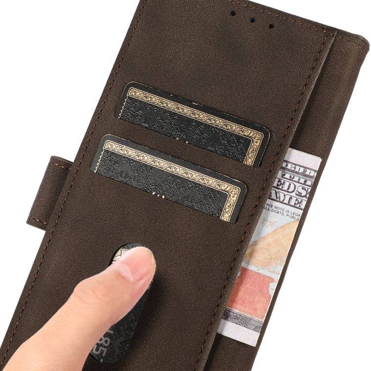 KHAZNEH Custodia per telefono in pelle con trama opaca, For Xiaomi 13 Lite / Civi 2