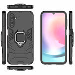 Custodia protettiva antiurto per PC + TPU con supporto per anello magnetico, For Samsung Galaxy A24 5G / A24 4G