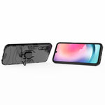 Custodia protettiva antiurto per PC + TPU con supporto per anello magnetico, For Samsung Galaxy A24 5G / A24 4G