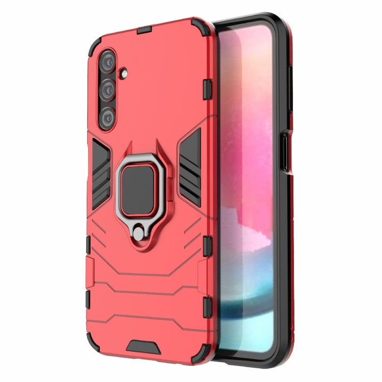 Custodia protettiva antiurto per PC + TPU con supporto per anello magnetico, For Samsung Galaxy A24 5G / A24 4G