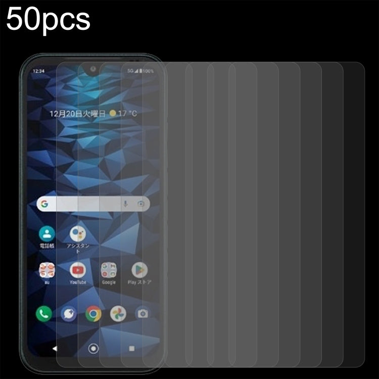 50 pellicole in vetro temperato 0,26 mm 9H 2,5D, For Kyocera Digno SX3 (50 PCS）, For Blackview A53 Pro (50 PCS), For vivo iQOO Z7 / Z7s (50 PCS), For Realme C55 / narzo N55 / Narzo 60x (50 PCS)