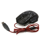 HXSJ A874 Mouse da gioco cablato a 7 tasti RGB