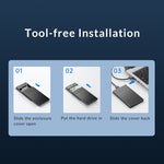 Custodia esterna USB 3.0 per disco rigido 2,5 pollici ORICO