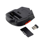 HXSJ A882 Mouse da ufficio wireless regolabile a tre velocità 2.4G 1600DPI a 6 tasti, A882 Black, A882 Red, A882 Gold, A882 Blue, A882 Silver Grey