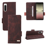 Custodia per cellulare in pelle con chiusura magnetica, For Sony Xperia 10 V
