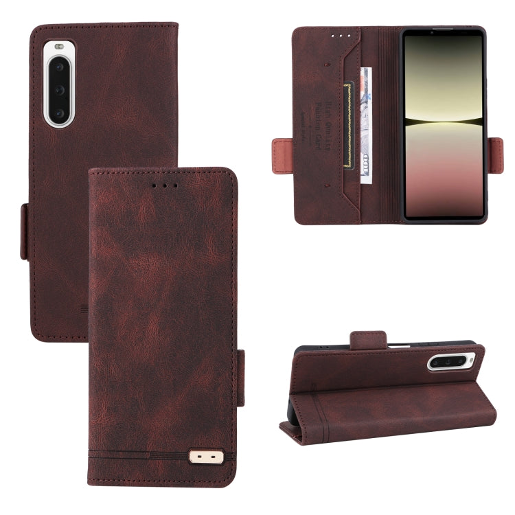 Custodia per cellulare in pelle con chiusura magnetica, For Sony Xperia 10 V
