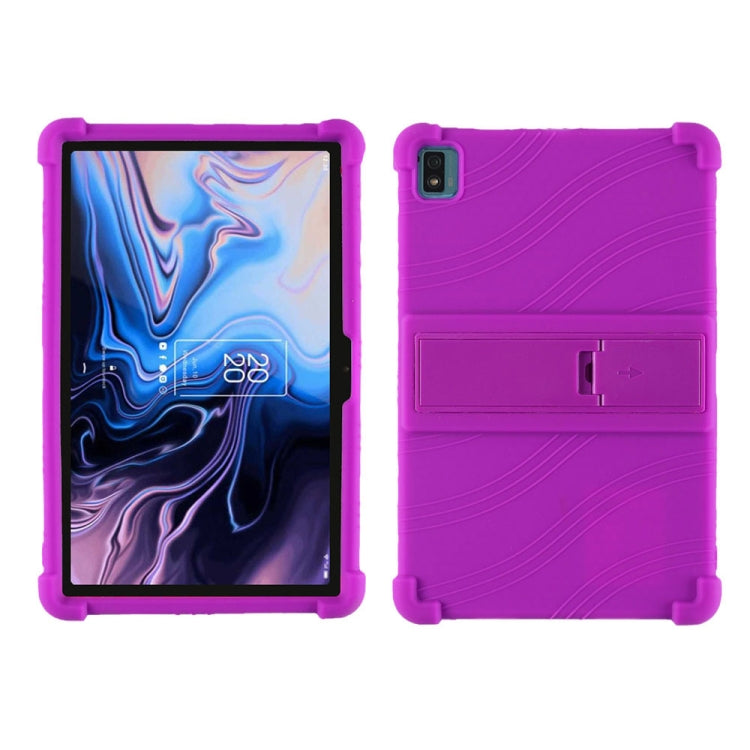 Custodia protettiva per tablet in silicone con staffa invisibile, For TCL 10 Tab Max 10.36 inch
