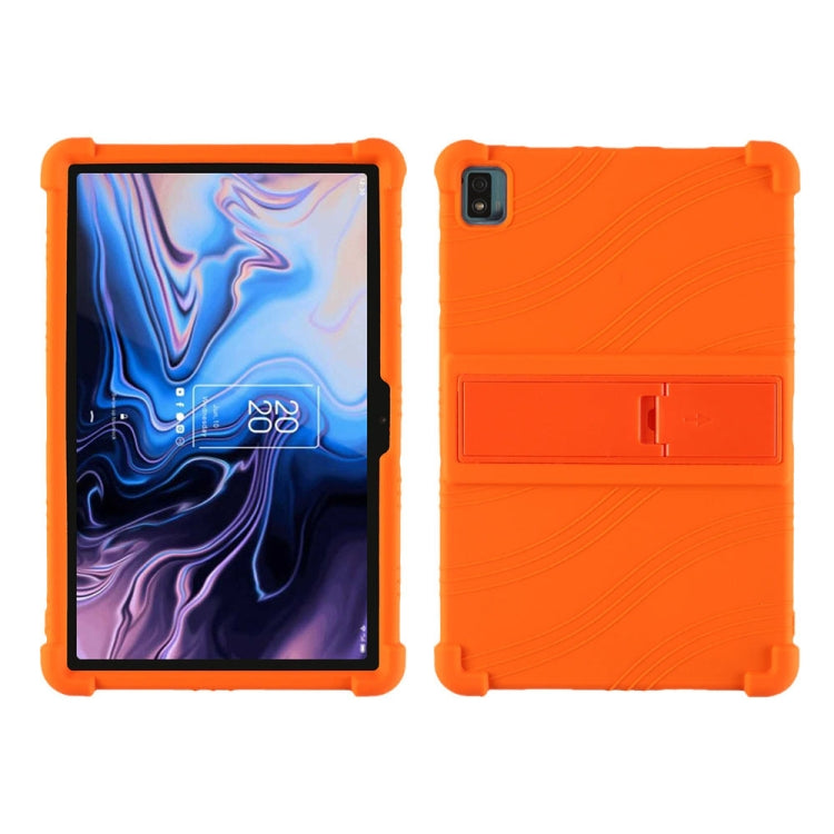 Custodia protettiva per tablet in silicone con staffa invisibile, For TCL 10 Tab Max 10.36 inch