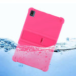 Custodia protettiva per tablet in silicone con staffa invisibile, For TCL 10 Tab Max 10.36 inch