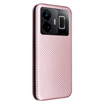 Custodia per telefono in pelle con vibrazione in fibra di carbonio, For Realme GT Neo 5 / Realme GT 3, For Honor X5, For Samsung Galaxy A24 4G, For OnePlus 11R 5G