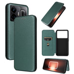 Custodia per telefono in pelle con vibrazione in fibra di carbonio, For Realme GT Neo 5 / Realme GT 3, For Honor X5, For Samsung Galaxy A24 4G, For OnePlus 11R 5G
