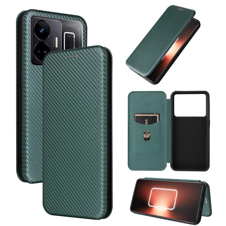 Custodia per telefono in pelle con vibrazione in fibra di carbonio, For Realme GT Neo 5 / Realme GT 3, For Honor X5, For Samsung Galaxy A24 4G, For OnePlus 11R 5G