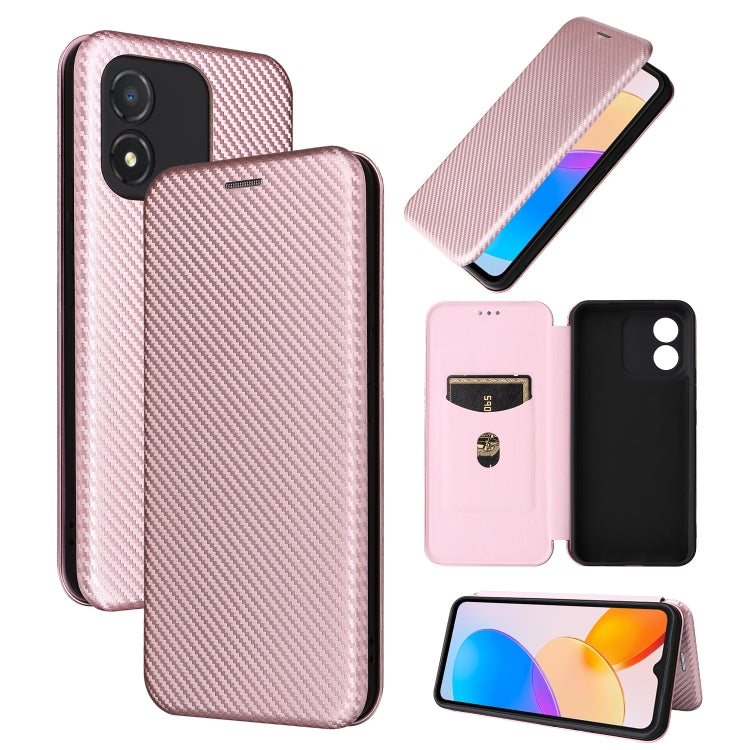 Custodia per telefono in pelle con vibrazione in fibra di carbonio, For Realme GT Neo 5 / Realme GT 3, For Honor X5, For Samsung Galaxy A24 4G, For OnePlus 11R 5G