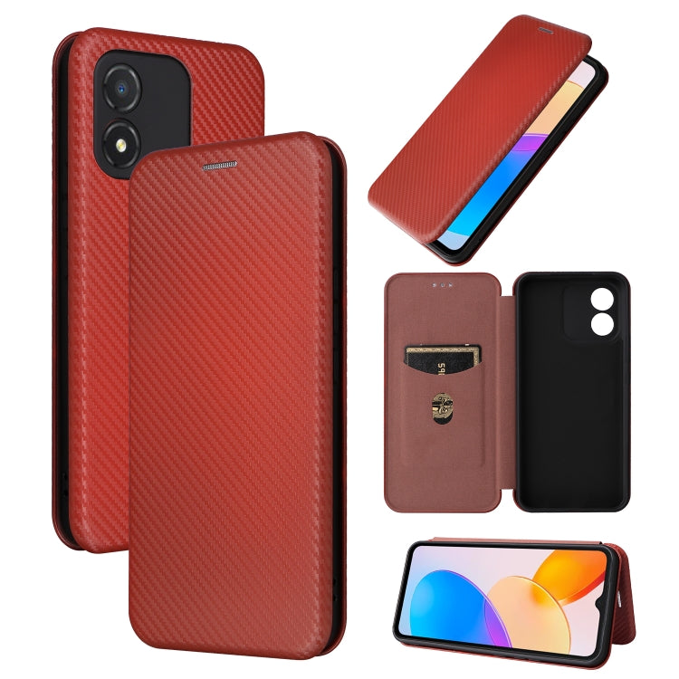 Custodia per telefono in pelle con vibrazione in fibra di carbonio, For Realme GT Neo 5 / Realme GT 3, For Honor X5, For Samsung Galaxy A24 4G, For OnePlus 11R 5G