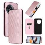 Custodia per telefono in pelle con vibrazione in fibra di carbonio, For Realme GT Neo 5 / Realme GT 3, For Honor X5, For Samsung Galaxy A24 4G, For OnePlus 11R 5G