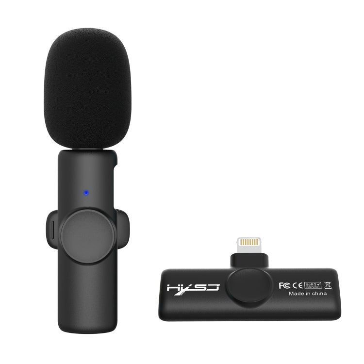 HXSJ F18 2.4G Microfono wireless lavalier con riduzione del rumore a 8 pin, 8 Pin
