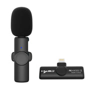 Microfono wireless lavalier 2.4G con riduzione rumore