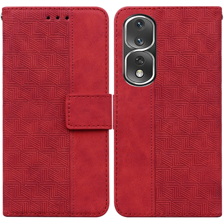Custodia in pelle goffrata per Honor 80 Pro e altri