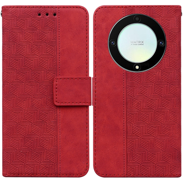 Custodia in pelle goffrata per Honor 80 Pro e altri
