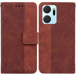 Custodia per telefono in pelle goffrata geometrica, For Honor X7a, For Samsung Galaxy A04e / F04 / M04, For Sony Xperia 1 IV 2023, For Sony Xperia 10 IV 2023