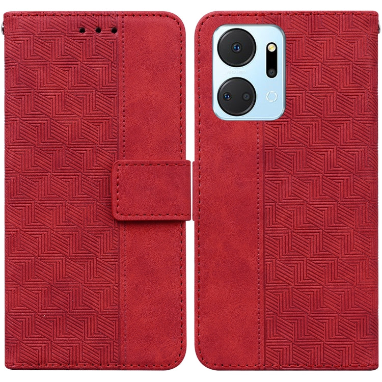 Custodia per telefono in pelle goffrata geometrica, For Honor X7a, For Samsung Galaxy A04e / F04 / M04, For Sony Xperia 1 IV 2023, For Sony Xperia 10 IV 2023