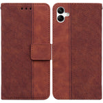 Custodia per telefono in pelle goffrata geometrica, For Honor X7a, For Samsung Galaxy A04e / F04 / M04, For Sony Xperia 1 IV 2023, For Sony Xperia 10 IV 2023