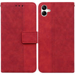 Custodia per telefono in pelle goffrata geometrica, For Honor X7a, For Samsung Galaxy A04e / F04 / M04, For Sony Xperia 1 IV 2023, For Sony Xperia 10 IV 2023
