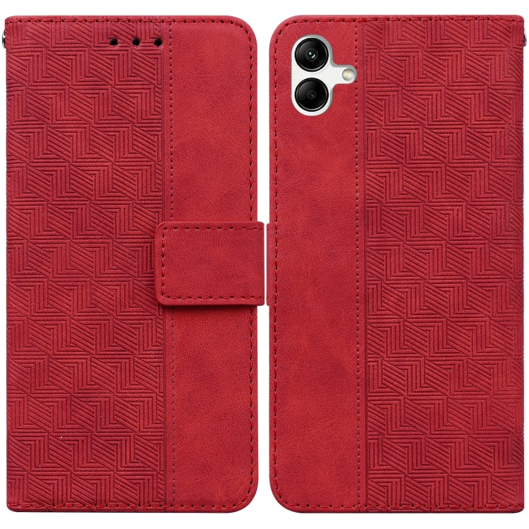 Custodia per telefono in pelle goffrata geometrica, For Honor X7a, For Samsung Galaxy A04e / F04 / M04, For Sony Xperia 1 IV 2023, For Sony Xperia 10 IV 2023