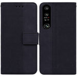 Custodia per telefono in pelle goffrata geometrica, For Honor X7a, For Samsung Galaxy A04e / F04 / M04, For Sony Xperia 1 IV 2023, For Sony Xperia 10 IV 2023