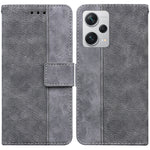 Custodia per telefono in pelle goffrata geometrica, For Xiaomi Redmi Note 12 Pro+