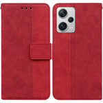 Custodia per telefono in pelle goffrata geometrica, For Xiaomi Redmi Note 12 Pro+