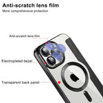 Custodia per telefono in pelle antifurto magnetica RFID MagSafe, For iPhone 14 Pro Max, For iPhone 14 Pro, For iPhone 14