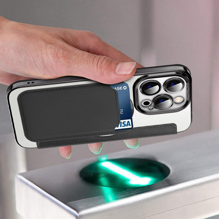 Custodia per telefono in pelle antifurto magnetica RFID MagSafe, For iPhone 14 Pro Max, For iPhone 14 Pro, For iPhone 14