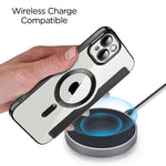 Custodia per telefono in pelle antifurto magnetica RFID MagSafe, For iPhone 13, For iPhone 12 Pro Max, For iPhone 12 Pro