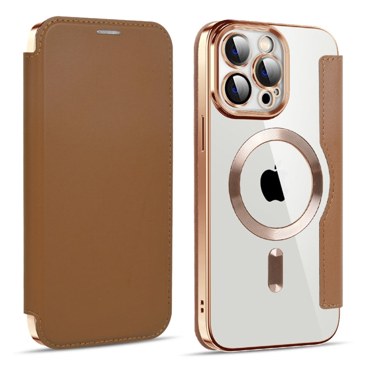 Custodia per telefono in pelle antifurto magnetica RFID MagSafe, For iPhone 13, For iPhone 12 Pro Max, For iPhone 12 Pro