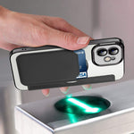 Custodia per telefono in pelle antifurto magnetica RFID MagSafe, For iPhone 12, For iPhone 11 Pro Max, For iPhone 11